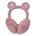 Clayre & Eef Ear Warmers Kids Hearts pink