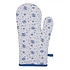 Clayre & Eef Oven mitt Roses white/blue