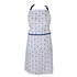 Clayre & Eef Kitchen apron Roses white/blue