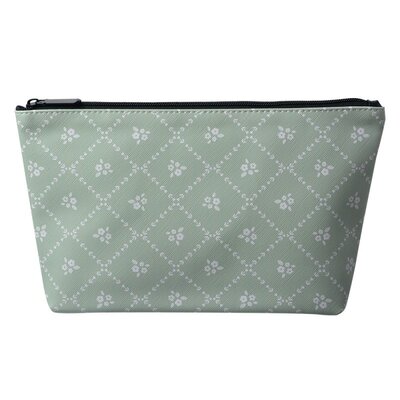 Clayre & Eef Toiletry Bag Little Flowers green