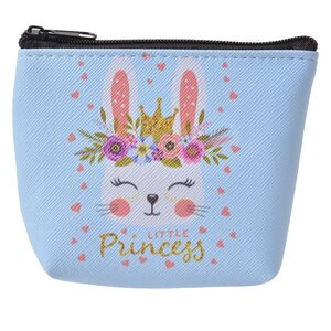 Clayre & Eef Geldbeutel Princess Rabbit blue