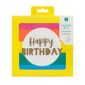 Talking Tables Papierservietten Eco Rainbow Happy Birthday 20-Pack
