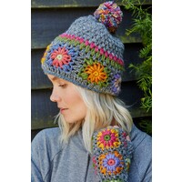 Pachamama Beanie Bobble Woodstock bright