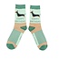 Miss Sparrow Socken Bamboo Birthday Sausage Dog mint