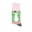 Socken Bamboo Snowmen Stripes green