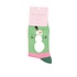 Miss Sparrow Socken Bamboo Snowmen Stripes green