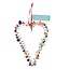 Heart Decoration beaded 11 x 16 cm