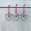 Heart Decoration beaded 5 x 5 cm