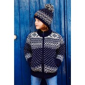 Pachamama Beanie Bobble Kids Bergen navy