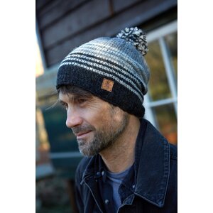 Pachamama Mens Beanie Bobble Blakeney