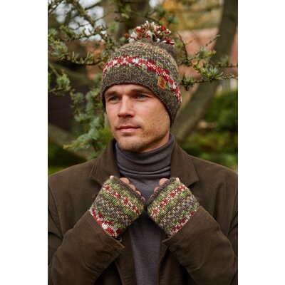 Pachamama Mens Beanie Bobble Moray