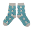 Kindersocken Bamboo Boys Snowmen teal  7-9Y