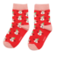 Kindersocken Bamboo Girls Snowmen red 2-3Y
