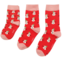 Kindersocken Bamboo Girls Snowmen red 4-6Y