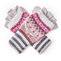 Pure & Cozy Gloves Shetland grey