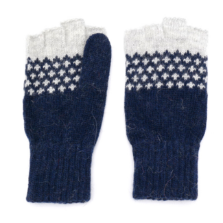 Pure & Cozy Gloves Nordic navy