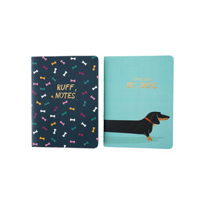 CGB Giftware Notizbücher Top Dog 'Little Legs...' Set of 2