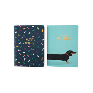CGB Giftware Notizbücher Top Dog 'Little Legs...' Set of 2