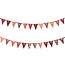 Advent-Wimpelkette Twilight Upcycled (2 x 3 Meter)