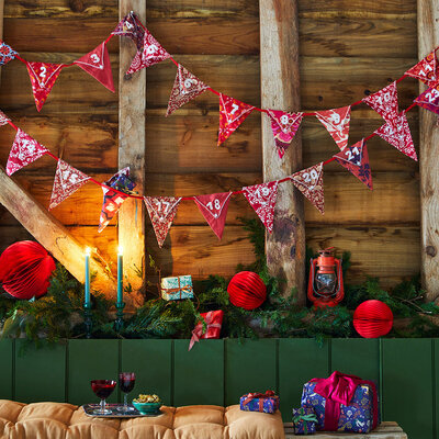 Talking Tables Advent Bunting Twilight Upcycled (2 x 3 Meter)