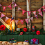 Advent Bunting Twilight Upcycled (2 x 3 Meter)
