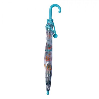 Clayre & Eef Kinder-Regenschirm Rainbows blue