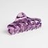 Red Cuckoo Hair Claw Clip Marbeled purple