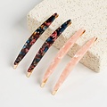 Red Cuckoo Haarclips pink & multicoloured Set of 4