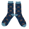 Miss Sparrow Männer-Socken Bamboo Cycling navy