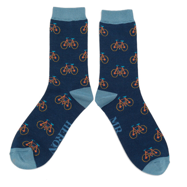 Männer-Socken Bamboo Cycling navy