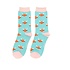 Miss Sparrow Socken Bamboo Highland Cows duck egg