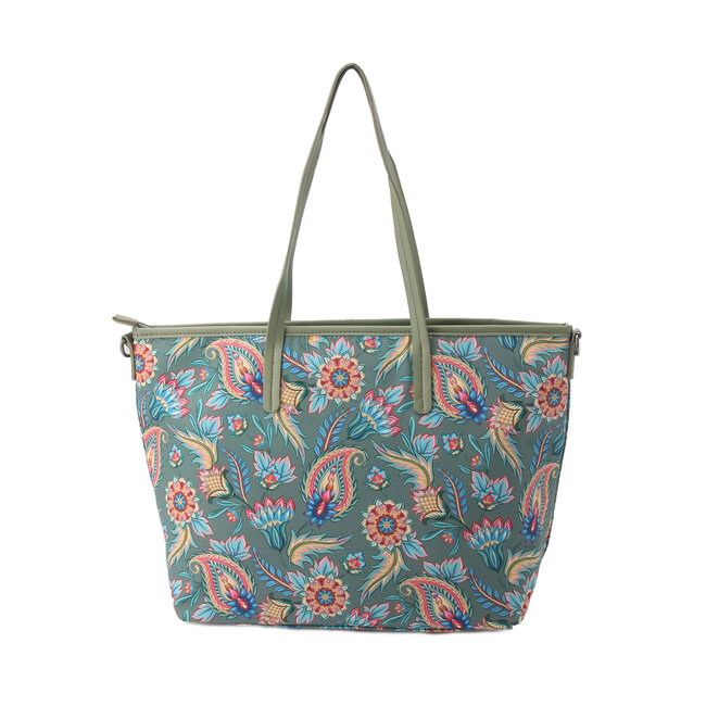 Handbag Totebag Galati vineyard green