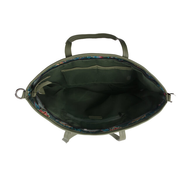 Handbag Totebag Galati vineyard green