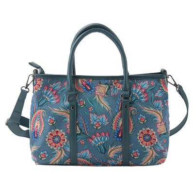 A Spark of Happiness Handbag Totebag Latina smoke blue