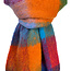 Schal Wool Mix Soft Checked with Tassel festive