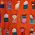 M&K Collection Scarf Cats rust