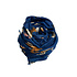 M&K Collection Scarf Dogs navy