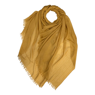 Pure & Cozy Scarf Cotton / Modal mustard