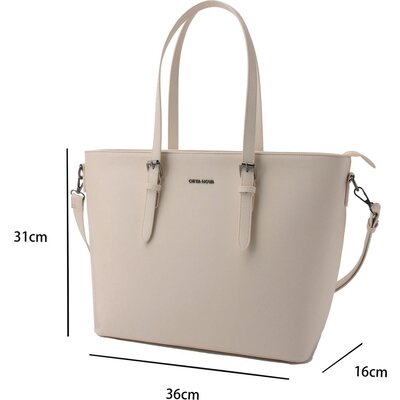 Spark of Happiness Handbag Totebag Brescia antique white