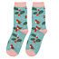 Socks Bamboo Winter Hedgerow duck egg