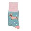 Socks Bamboo Festive Sausage Dogs duck egg