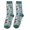 Miss Sparrow Socken Bamboo Woodland duck egg