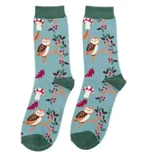 Miss Sparrow Socken Bamboo Woodland duck egg