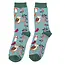 Socken Bamboo Woodland duck egg