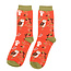 Socks Bamboo Woodland burnt orange