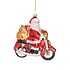 Sass & Belle Christmas decoration Santa on Motorbike