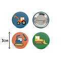 My Little Day Badges Construction