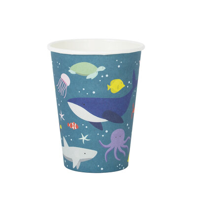 My Little Day Paper Cups Set of  8 Ocean