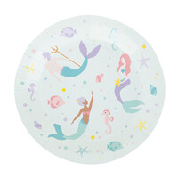 My Little Day Paper Plates Set of  8 Mermaids