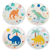 My Little Day Paper Plates Set of  8 Jurassic Dinos